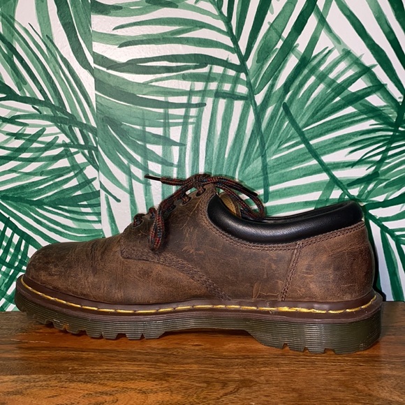 Dr. Martens Crazy Horse Brown Leather Oxfords 8053 Men’s Size US 11 - Picture 5 of 9